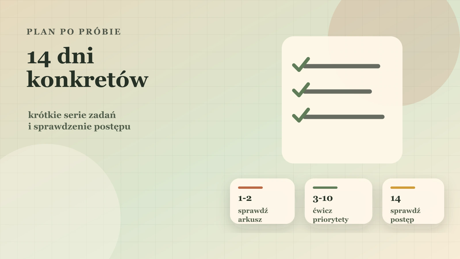 Dwutygodniowy plan nauki po próbnej maturze